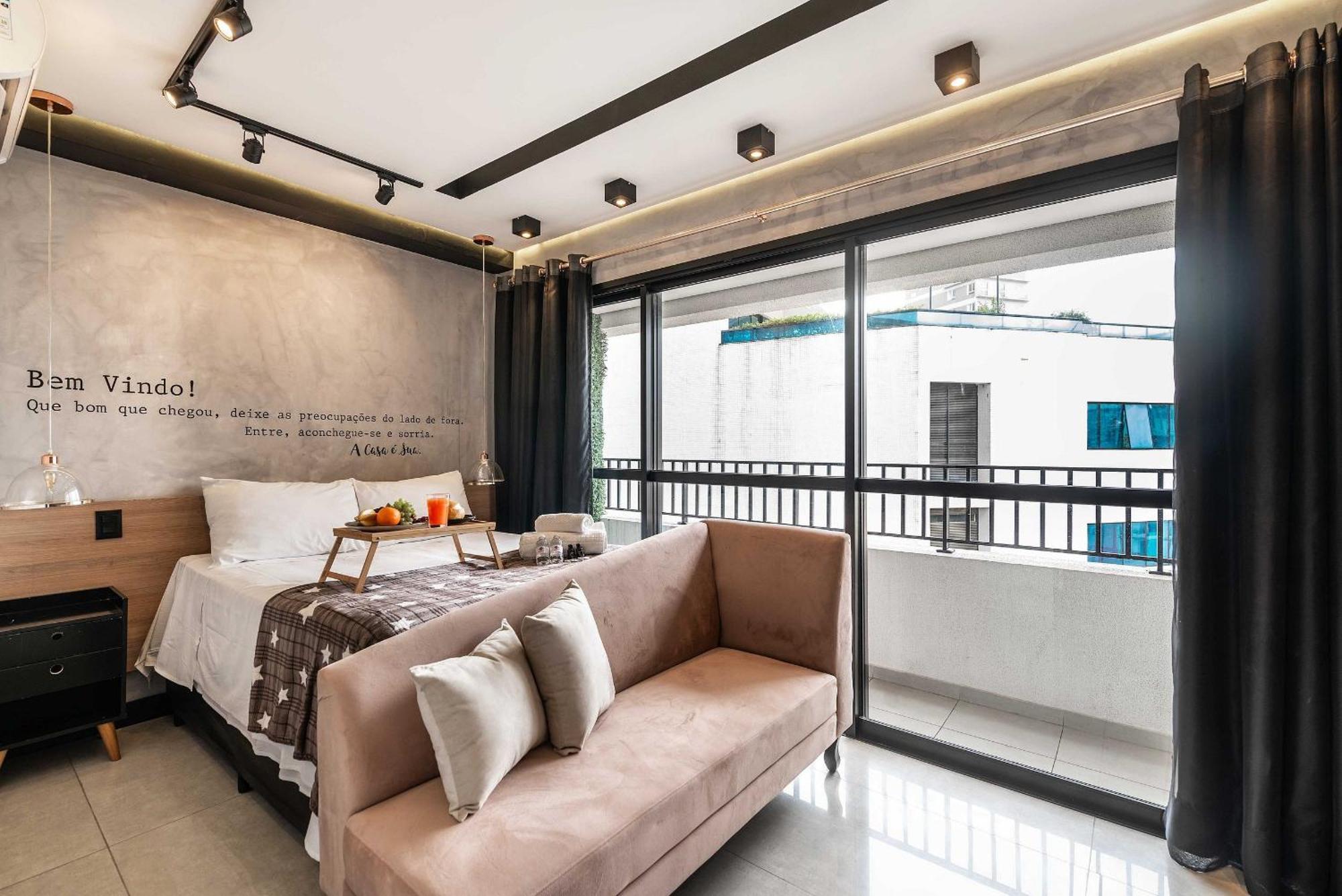 Ms906 Studio Aconchegante Na Bela Vista Com Vaga São Paulo Ngoại thất bức ảnh